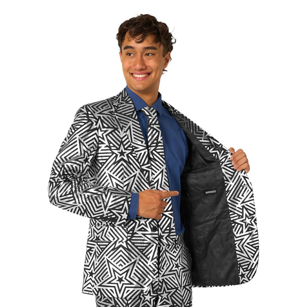OppoSuits Silver Geo Star Puku