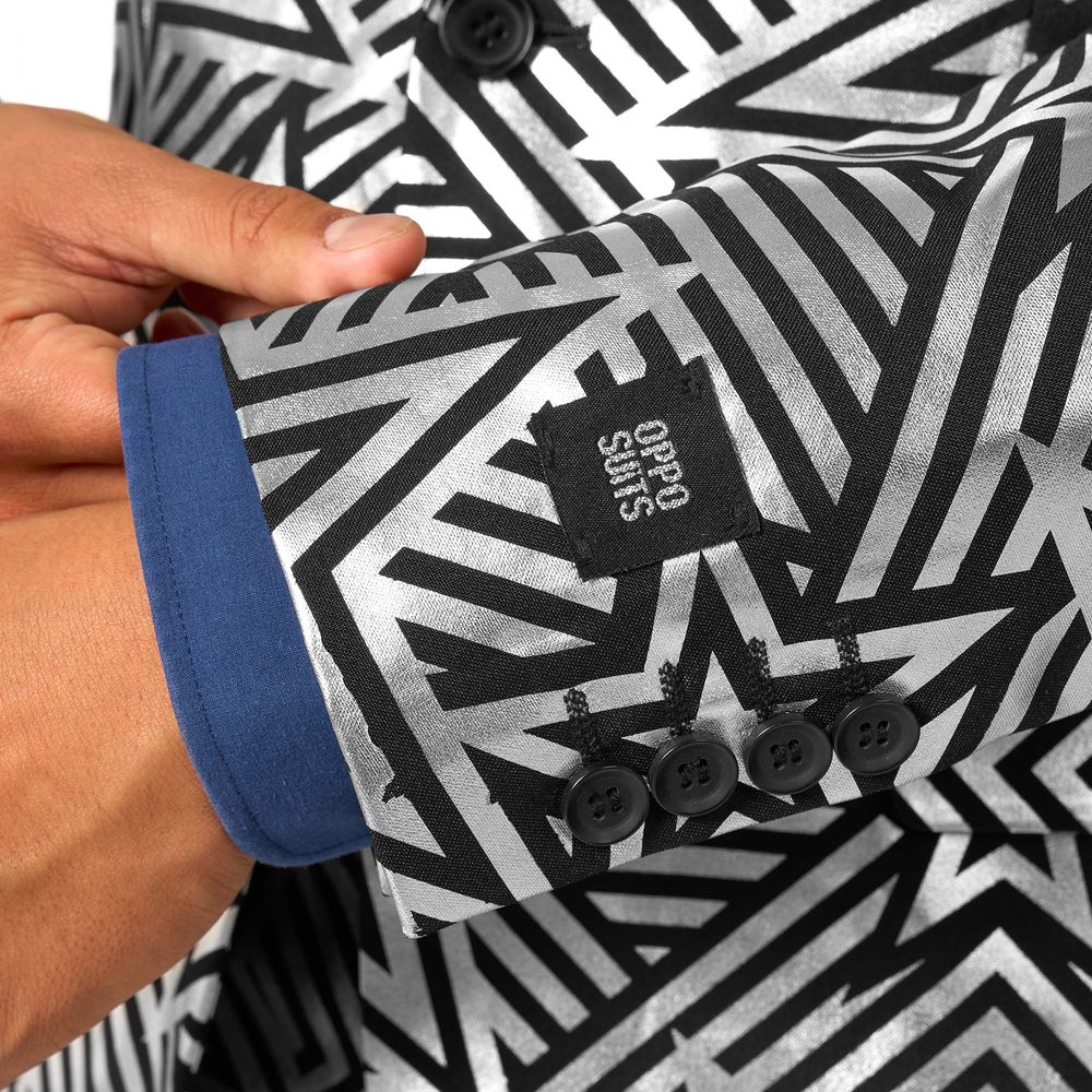 OppoSuits Silver Geo Star Puku