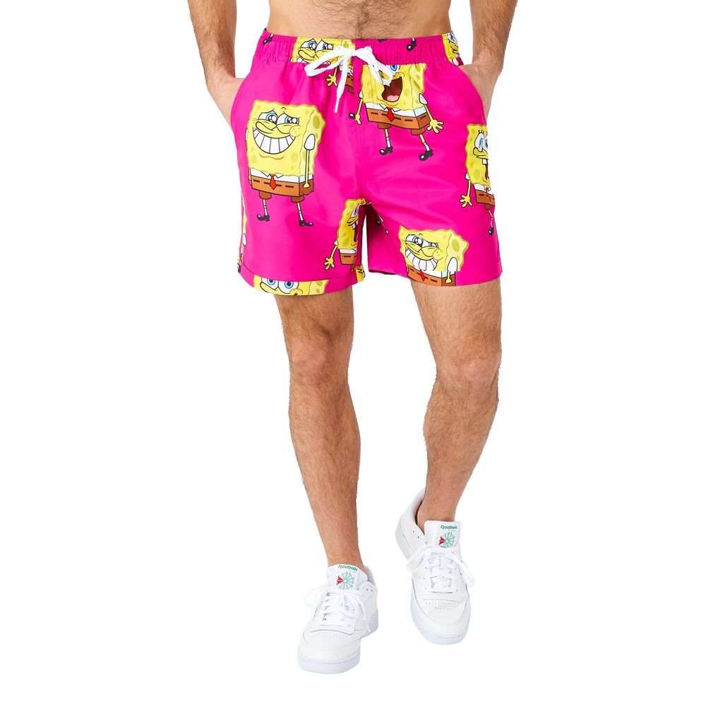 OppoSuits SvampeBob Firkant Lyserøde Shorts Jakkesæt