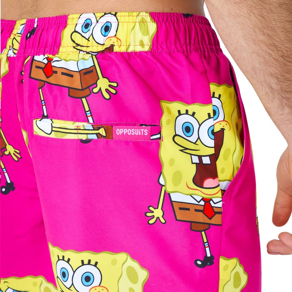 OppoSuits SvampeBob Firkant Lyserøde Shorts Jakkesæt