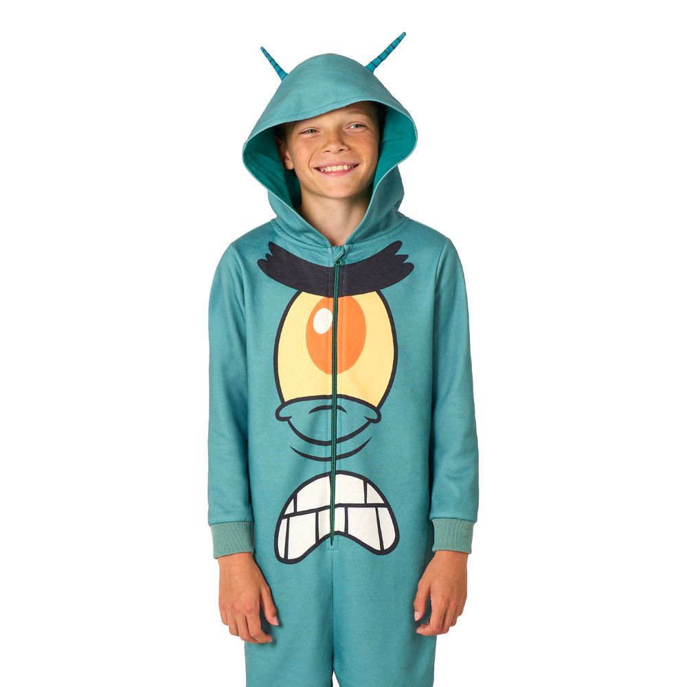 OppoSuits SvampBob Firkant Plankton Børne Onesie