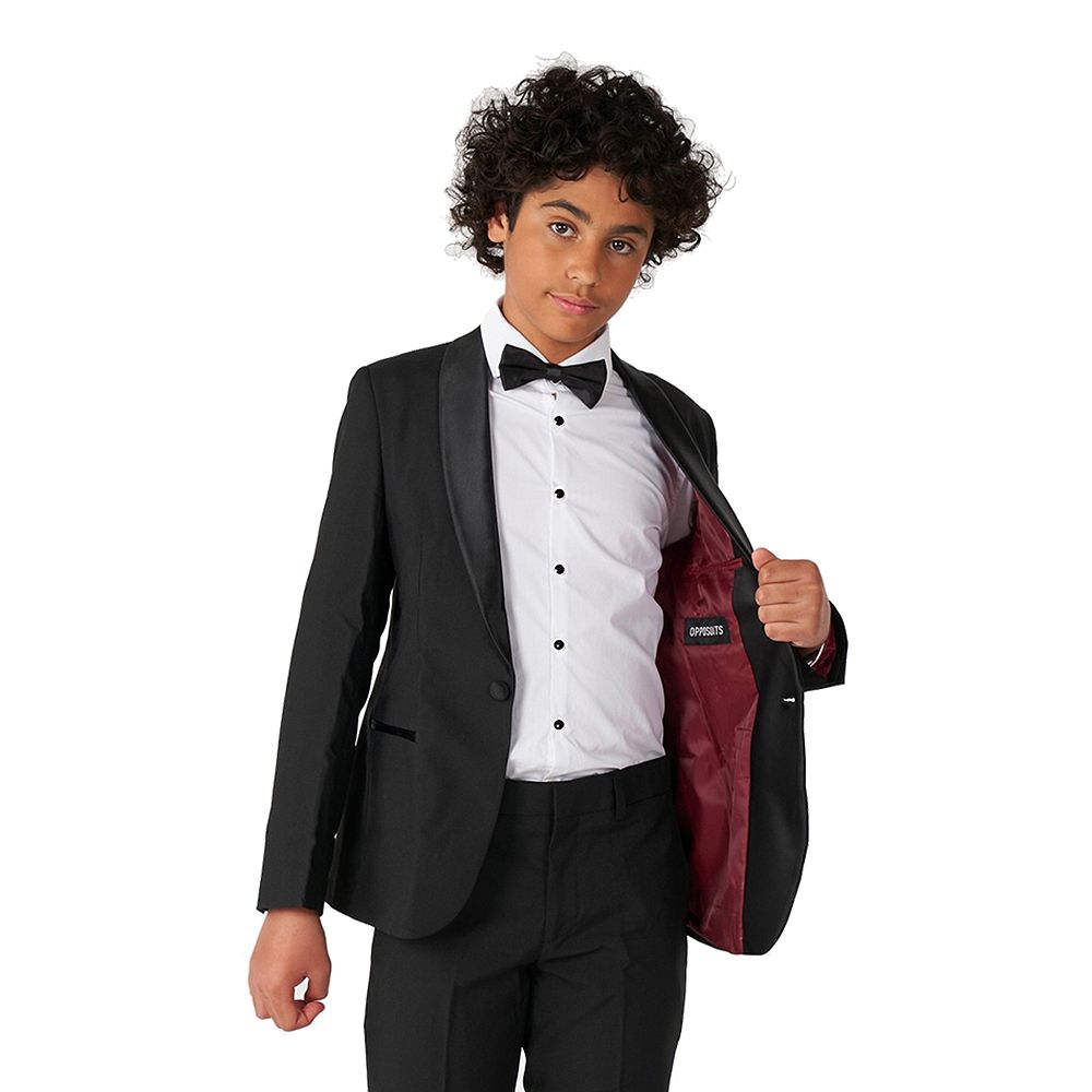 OppoSuits Teen Jet Set Black Smoking