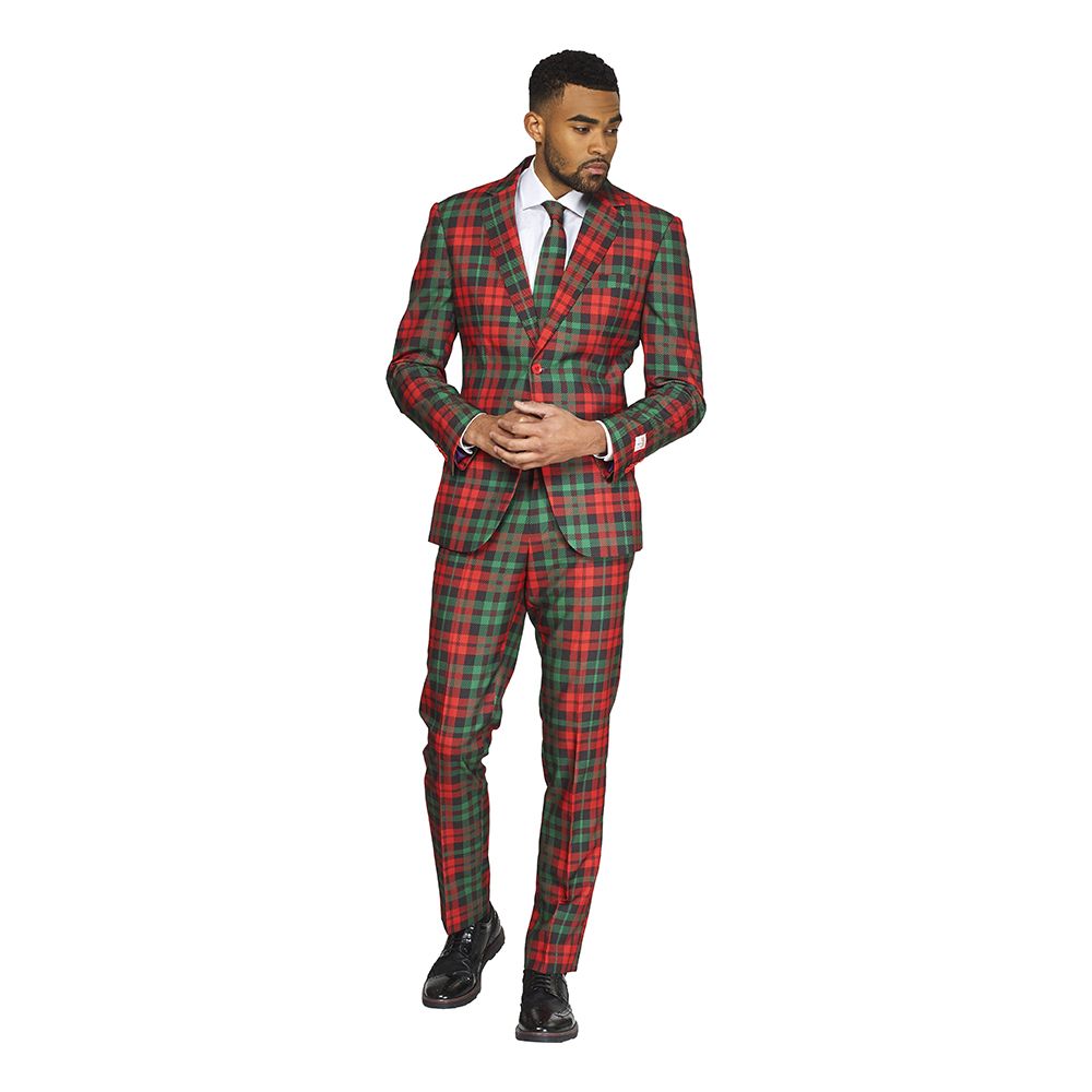 OppoSuits Trendy Tartan Kostym