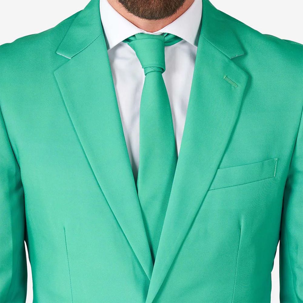 OppoSuits Trendy Turquoise Jakkesæt