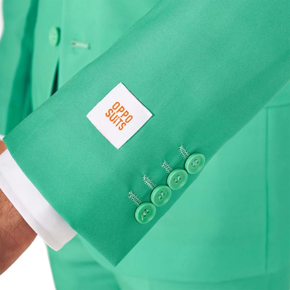 OppoSuits Trendy Turquoise Jakkesæt