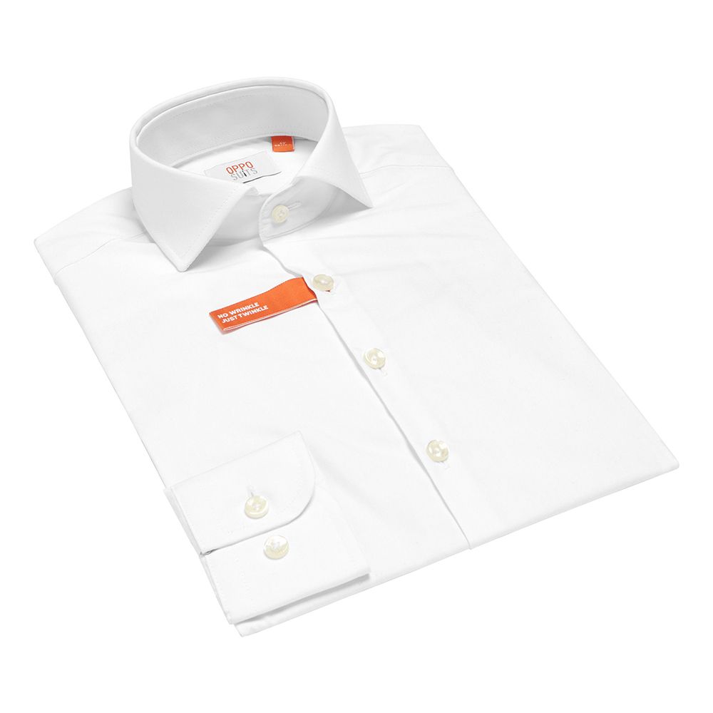 OppoSuits White Knight Barn Skjorte