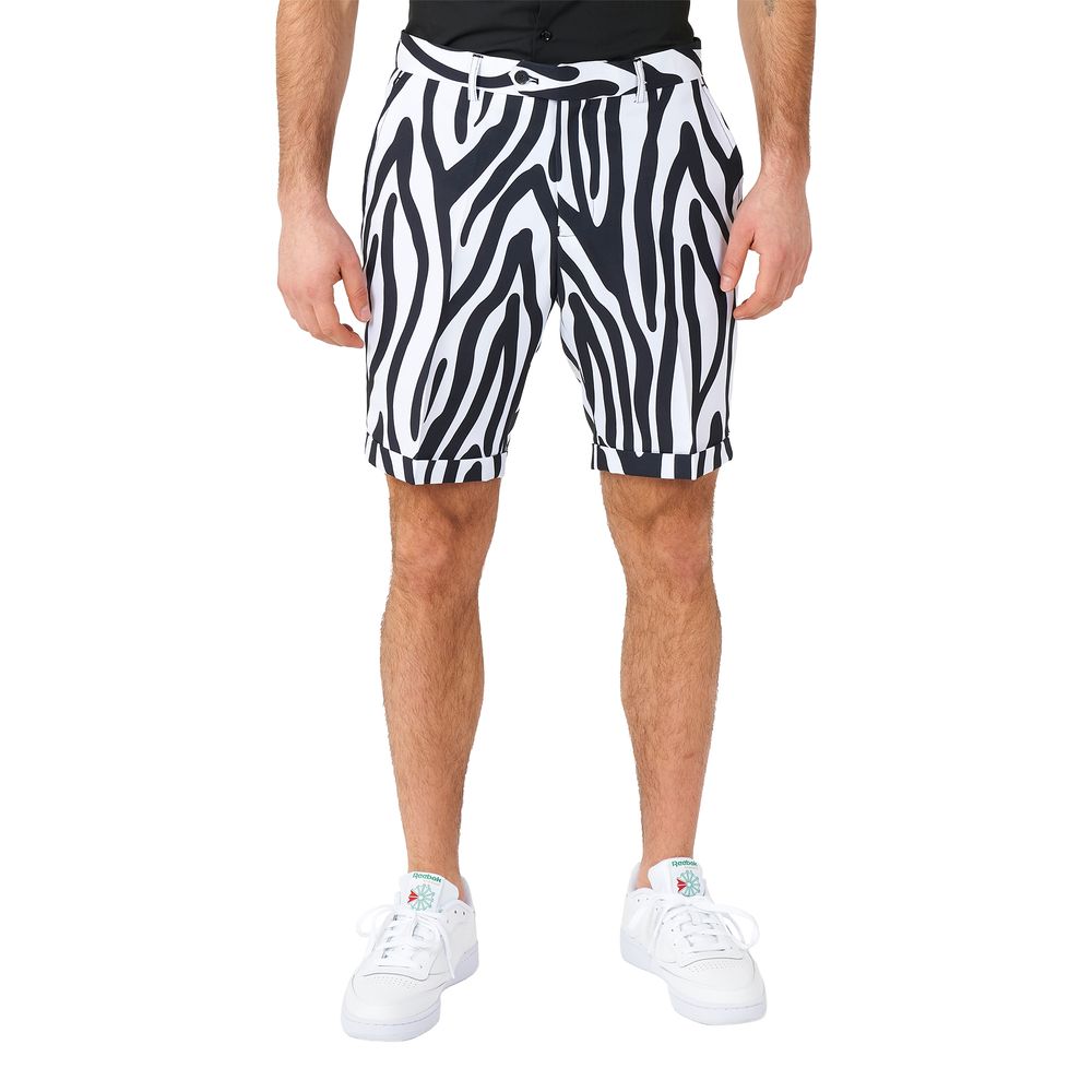 OppoSuits Zazzy Zebra Shorts Kostym