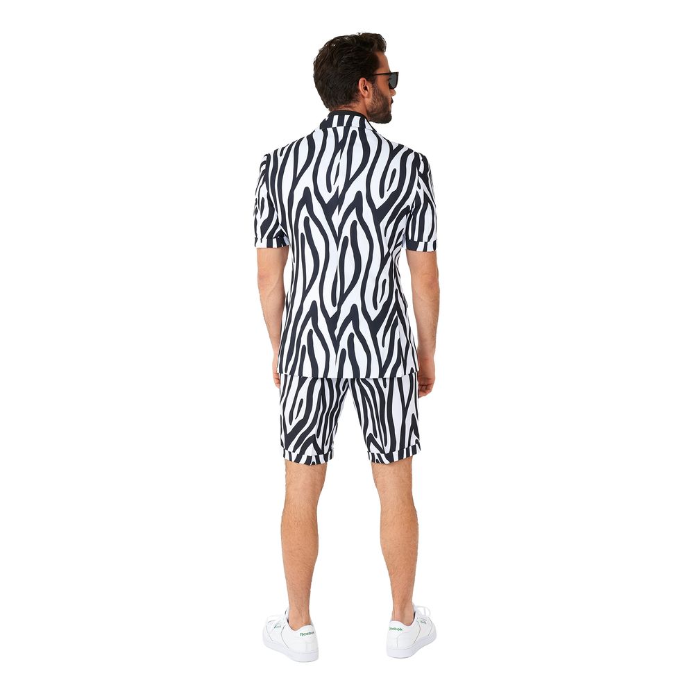 OppoSuits Zazzy Zebra Shorts Kostym