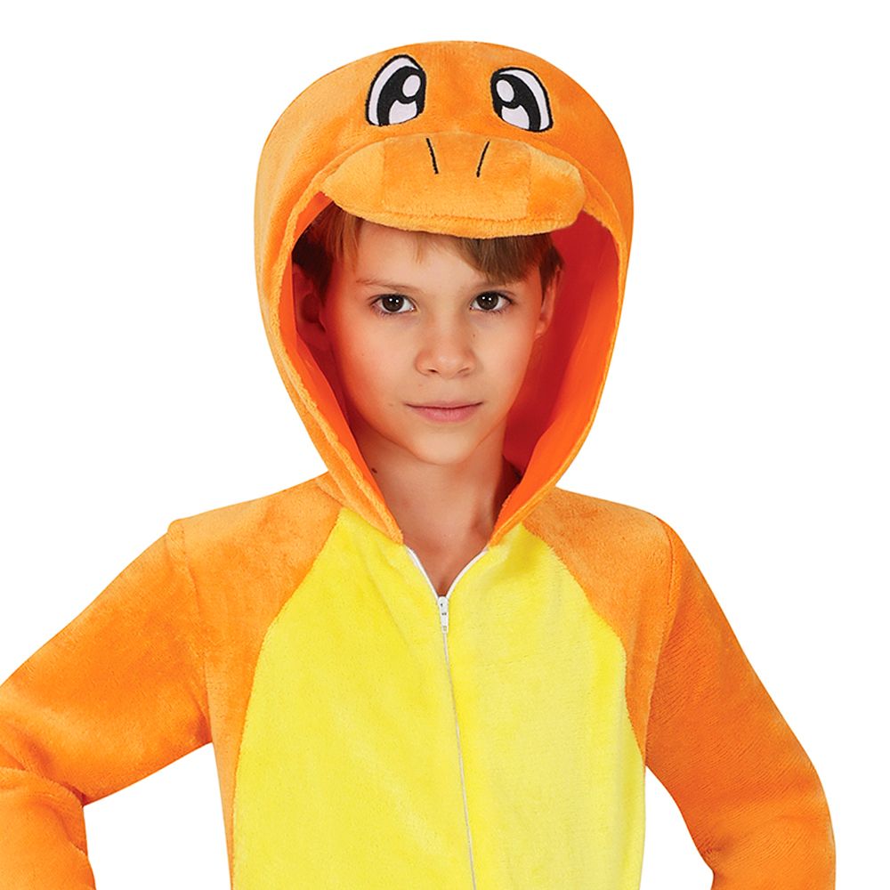 Orange Drage Børnekostume