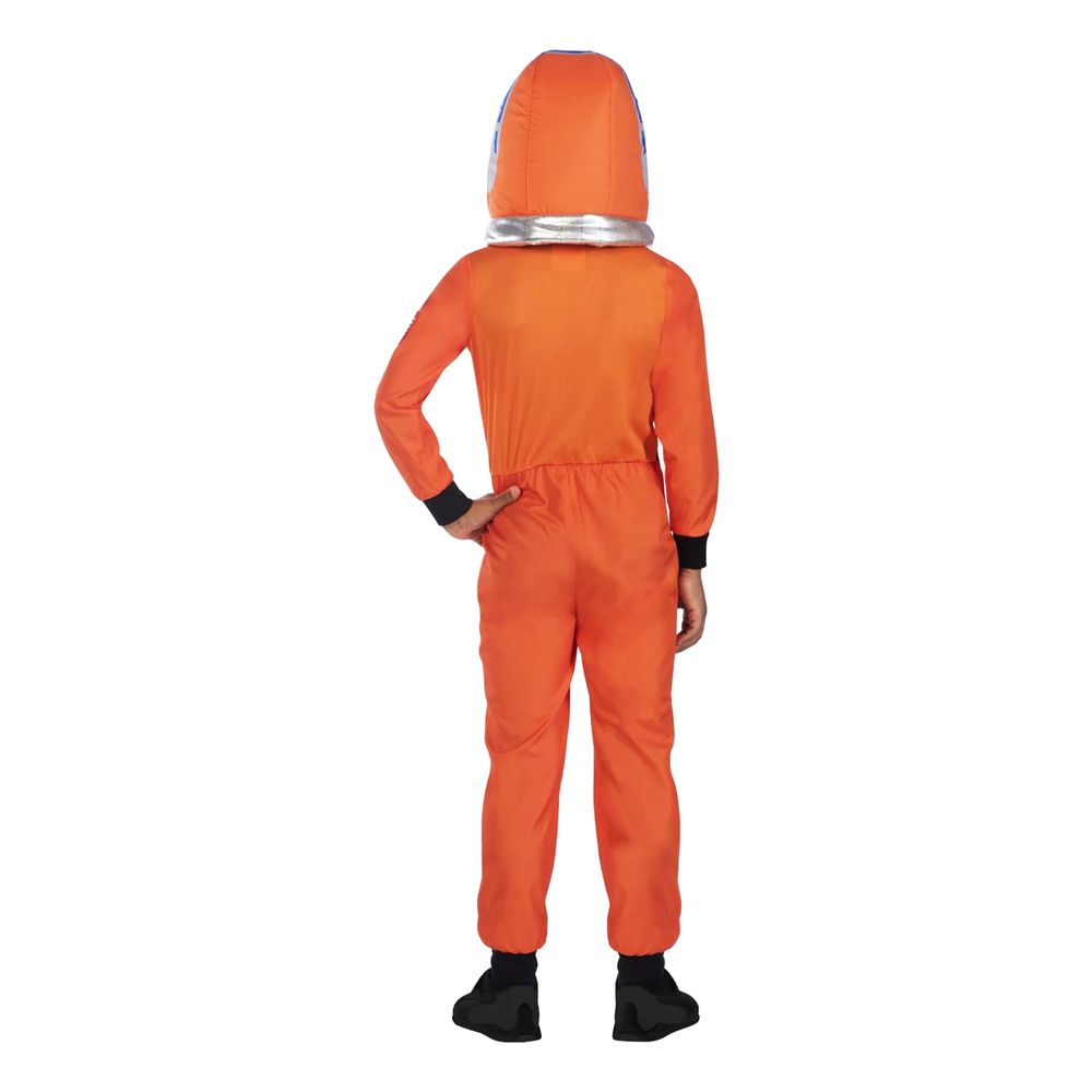 Orange Rymddräkt Barn Maskeraddräkt