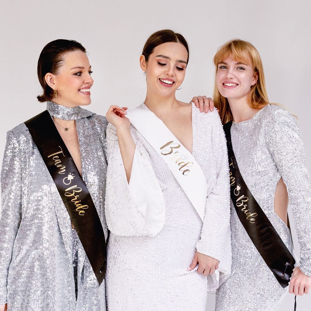 Ordensbånd Bride & Bride Squad Svart/Hvit