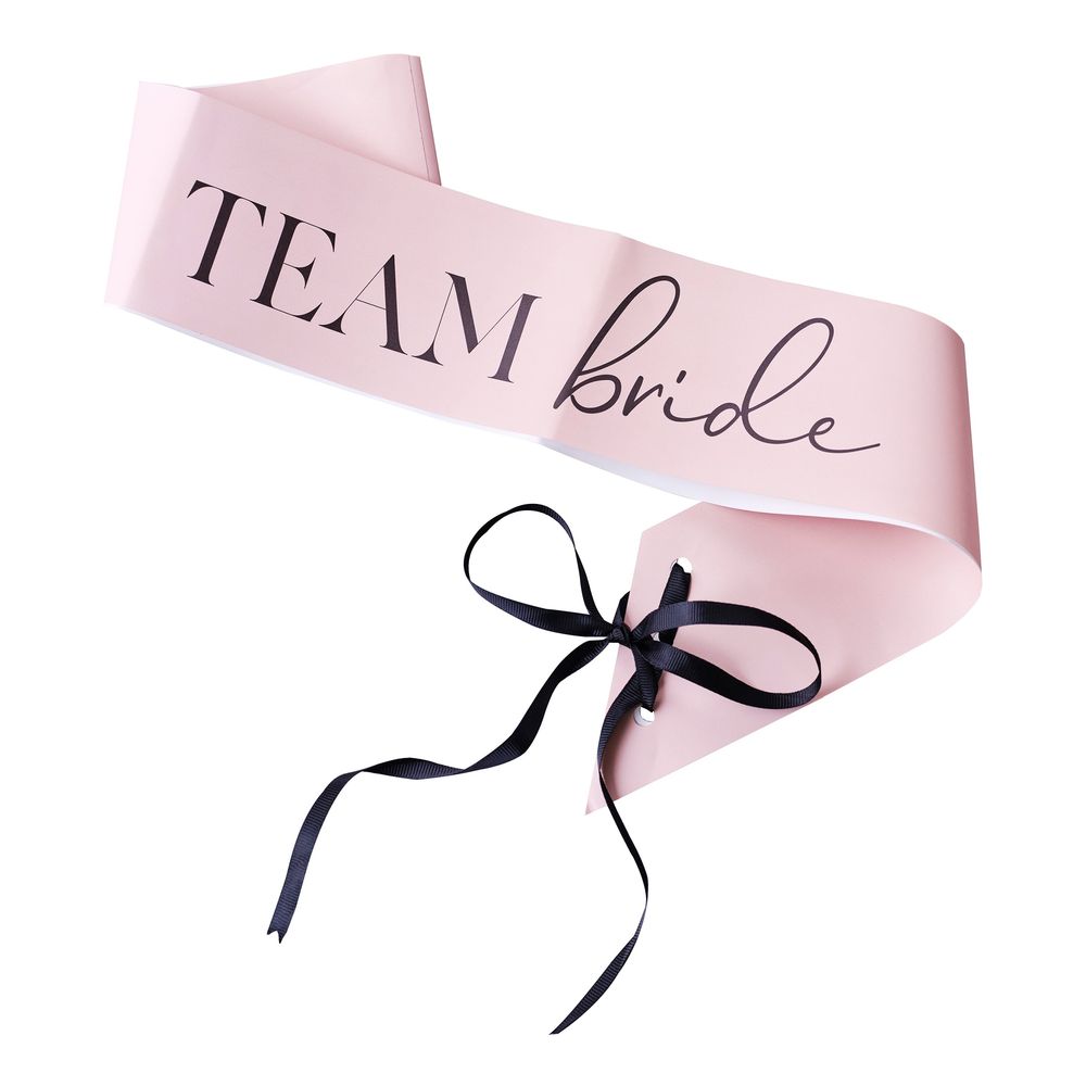 Olkanauha Team Bride Pinkki