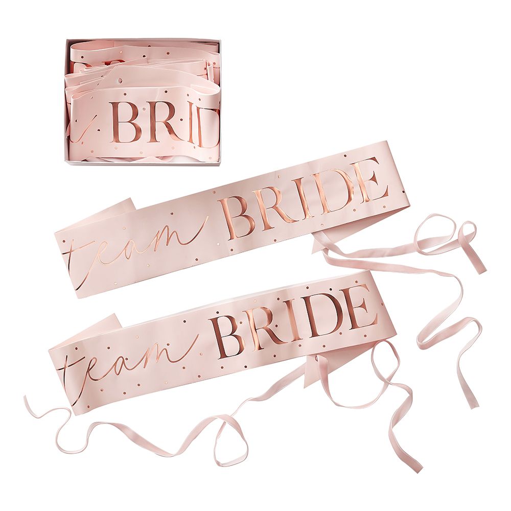 Ordensband Team Bride Rosa/Roséguld