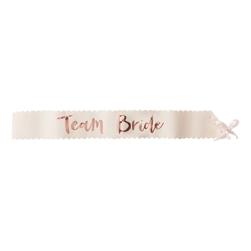Olkanauha Team Bride Ruusukulta