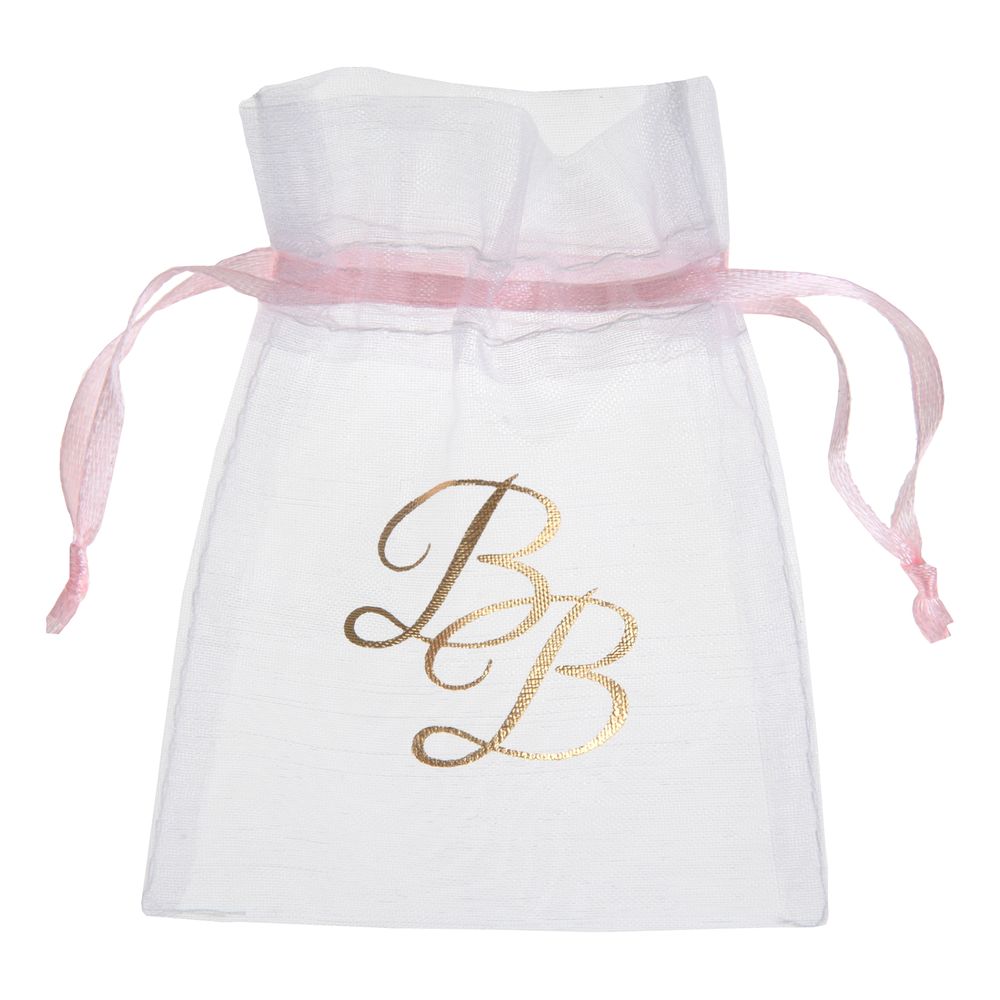 Organzapåsar Rosa Babyshower