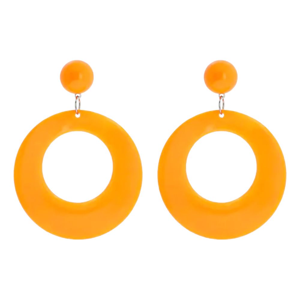 Örhängen Retro Neonorange