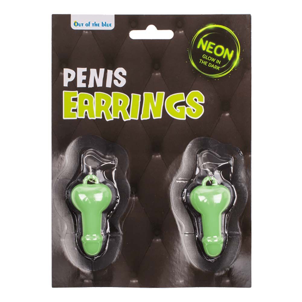 Lysende Penis Øreringe