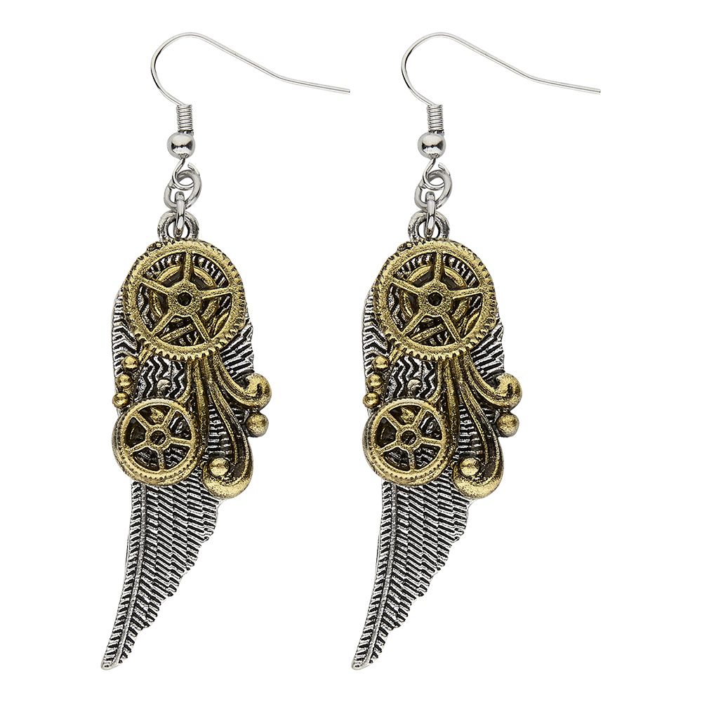 Øreringe Steampunk med Vinger