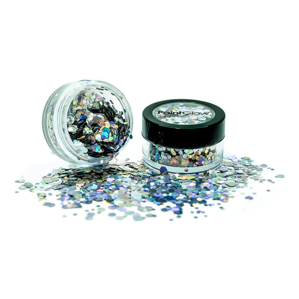 PaintGlow Holografisk Chunky Glitter