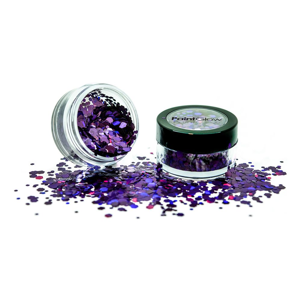 PaintGlow Holografisk Chunky Glitter