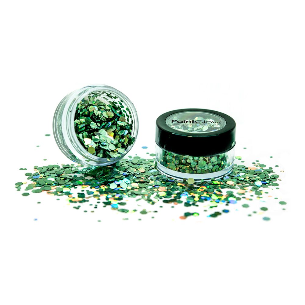 PaintGlow Holografisk Chunky Glitter