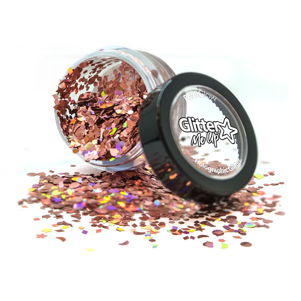 PaintGlow Holografisk Chunky Glitter Shapes