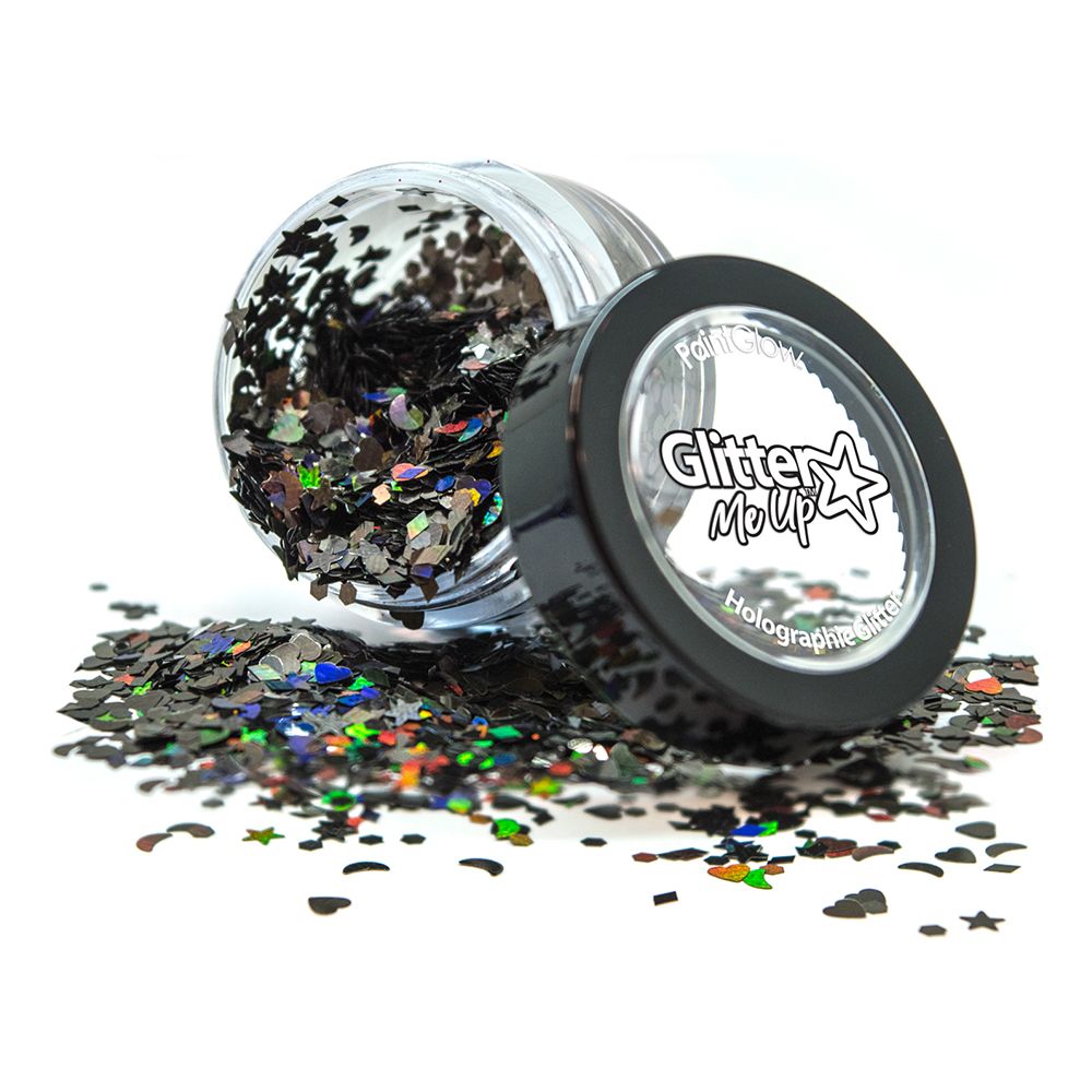 PaintGlow Holografisk Chunky Glitter Shapes