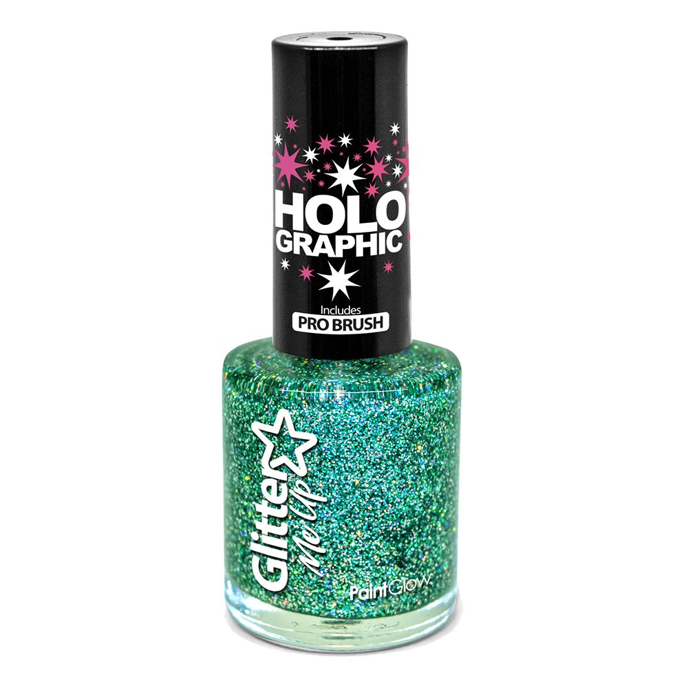 PaintGlow Holografisk Glitter Neglelakk