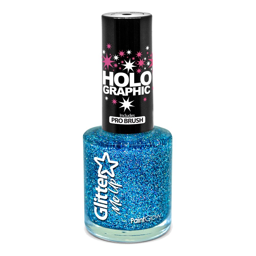 PaintGlow Holografisk Glitter Neglelakk