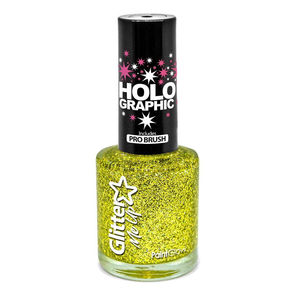 PaintGlow Holografisk Glitter Neglelakk
