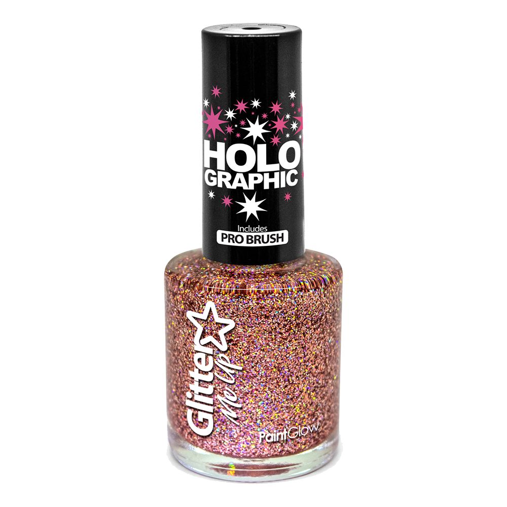 PaintGlow Holografisk Glitter Neglelakk