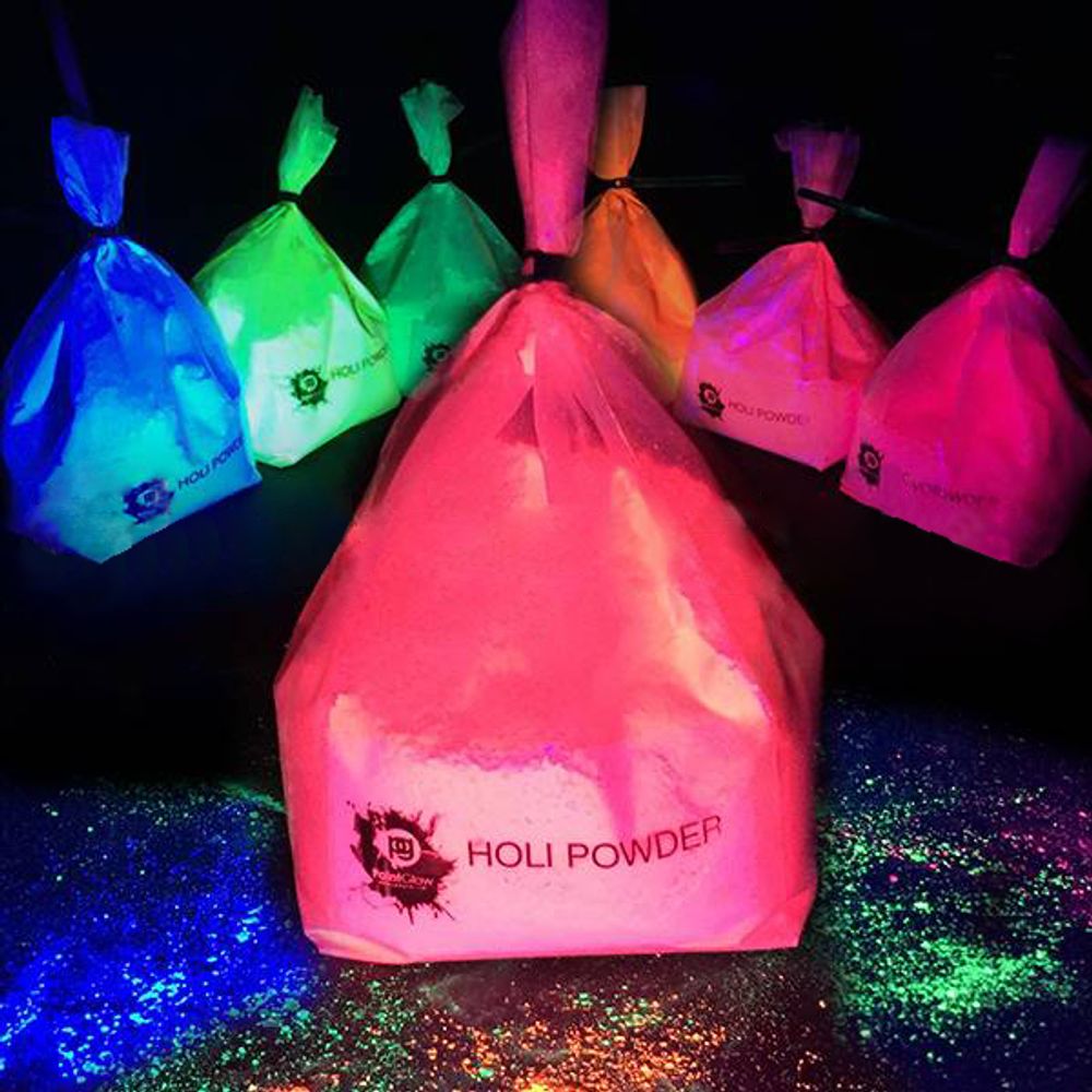 PaintGlow UV Neon Fargepulver