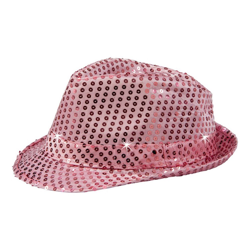 Paljetthatt Rosa