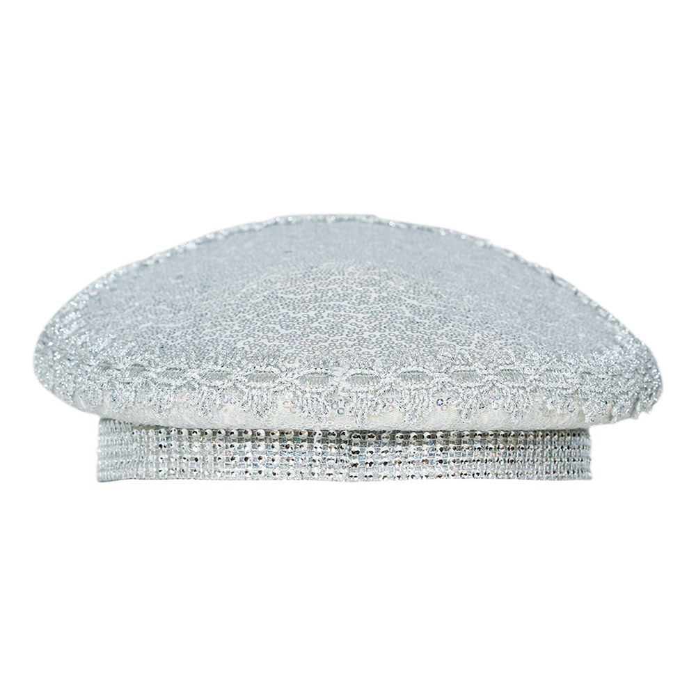 Paljettkeps Bride med Pärlor
