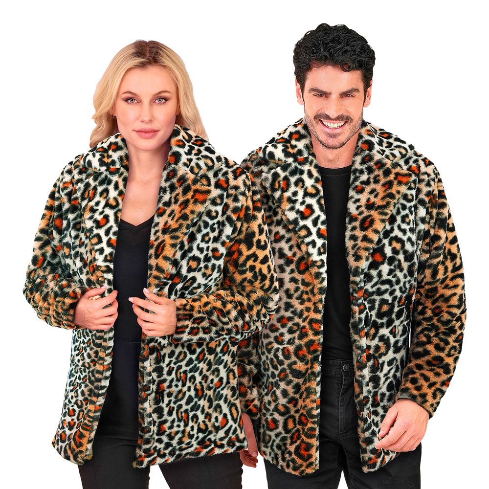 Pelsjakke Leopard