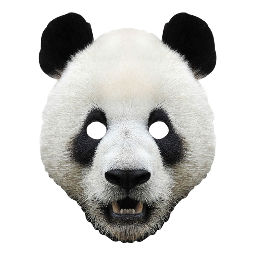 Panda Pappmaske