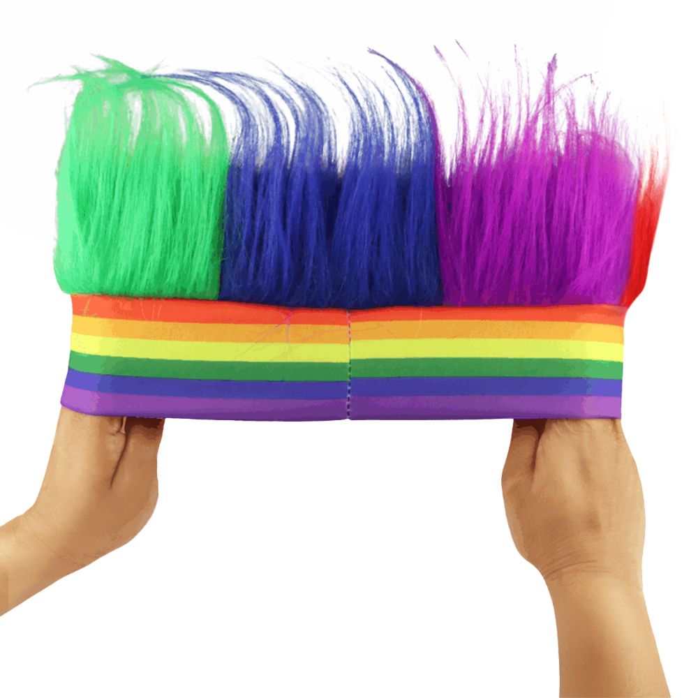 Pannebånd med hår Pride