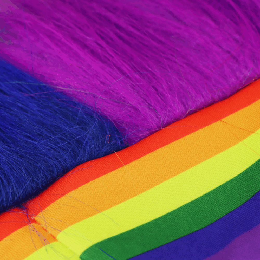 Pannebånd med hår Pride