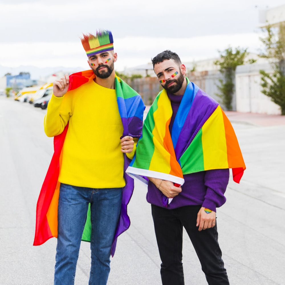 Pannebånd med hår Pride