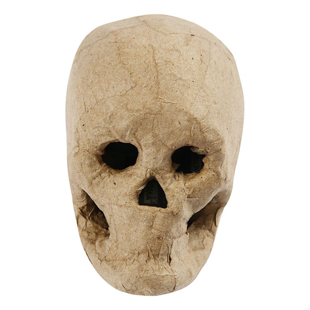 Papier-maché Dödskalle