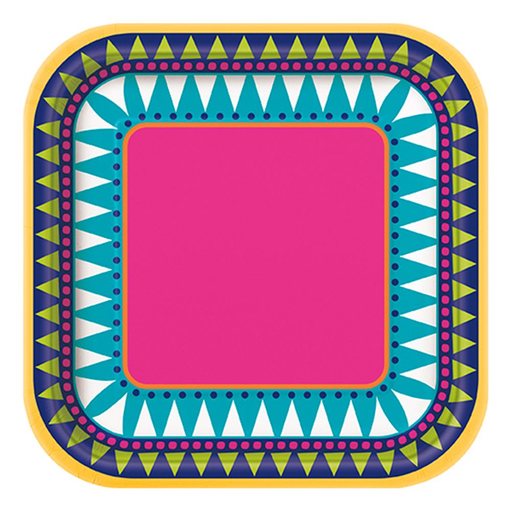 Papptallerken Boho Fiesta
