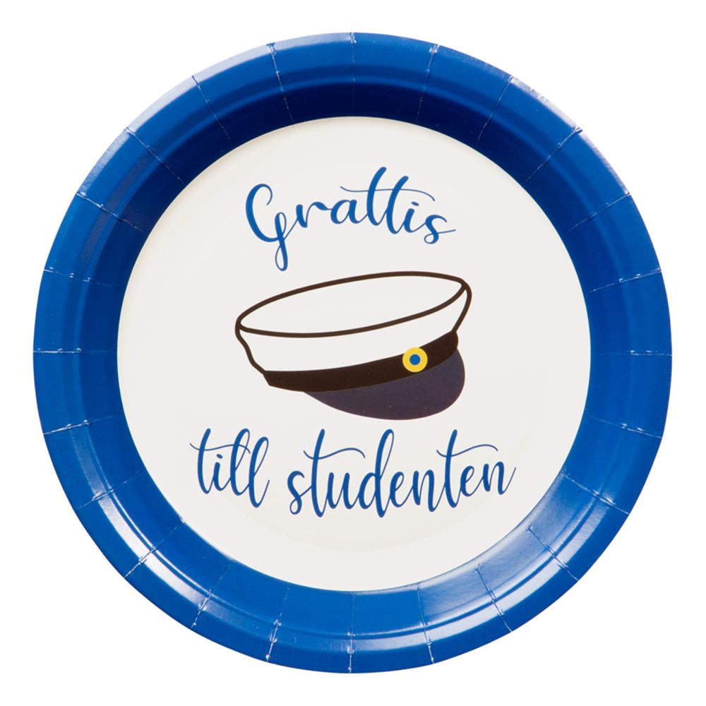 Pappersassietter Grattis till Studenten
