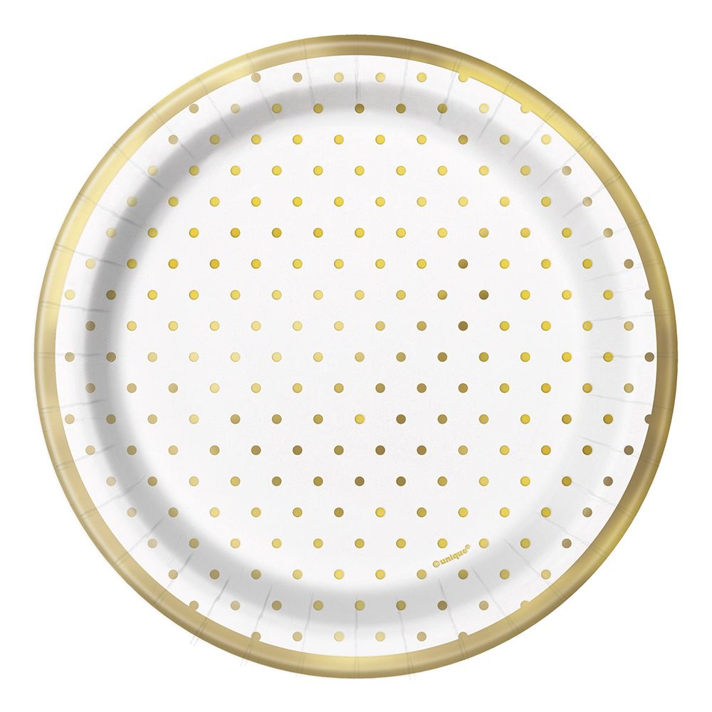 Pappasjetter Gull Metallic Polka Dot