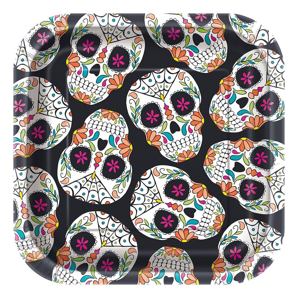 Pappasjetter Kvadrat Day of the Dead