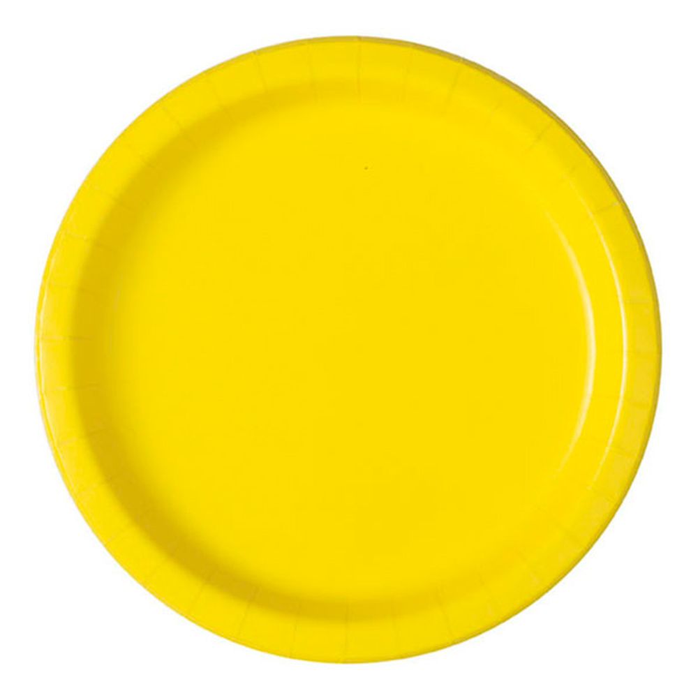 Papptallerkener Neongule