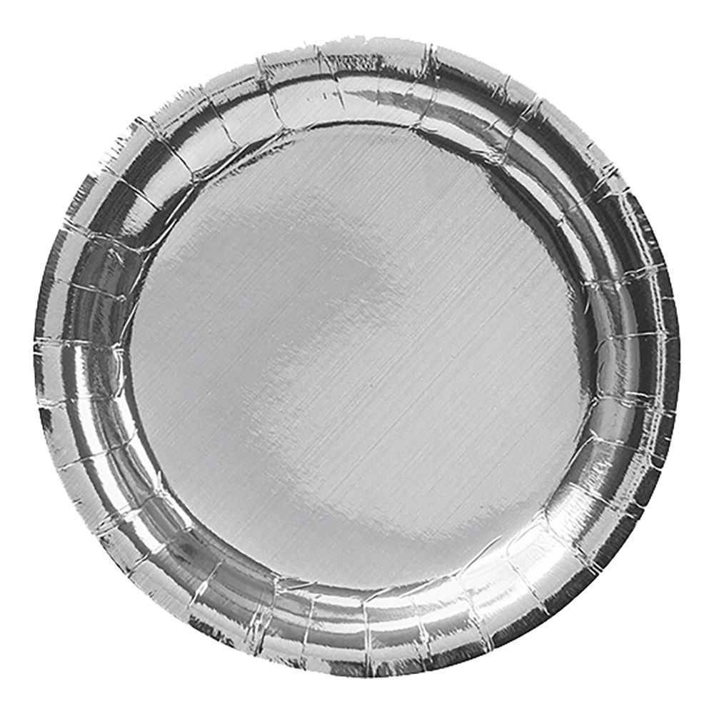 Papirasietter Sølv Metallic