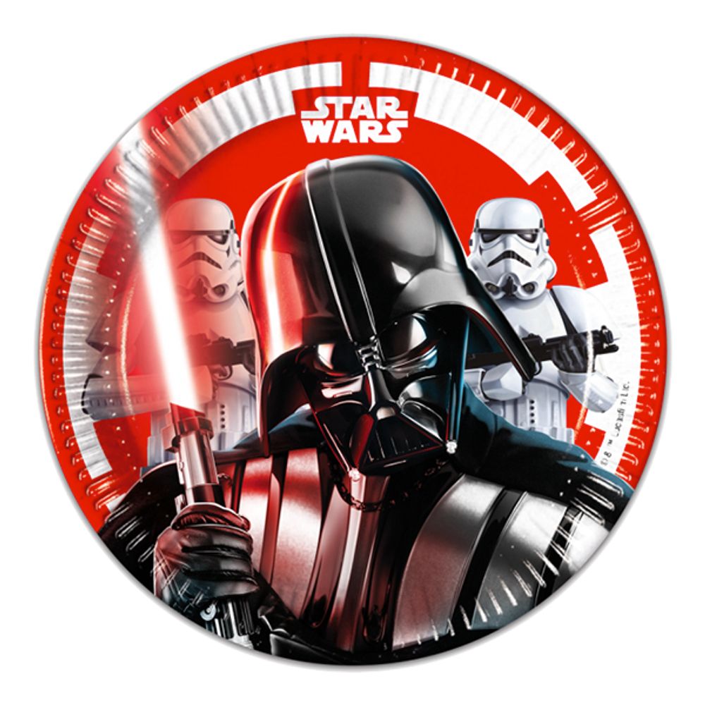Papptallerkener Star Wars Final Battle