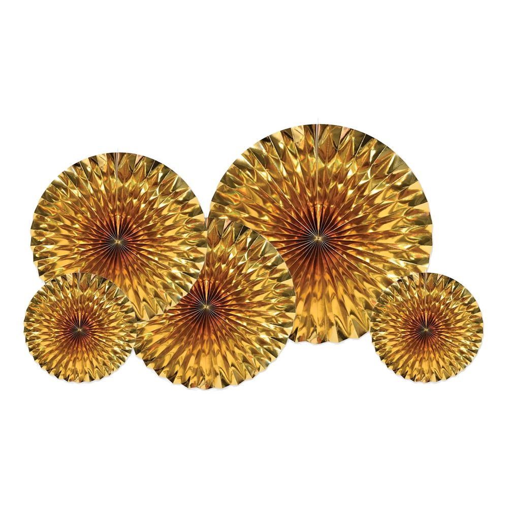 Paperiviuhkat Kulta Metallic