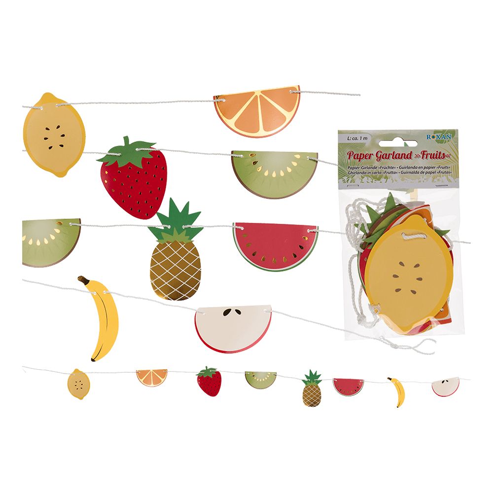 Papirgirlander Frukt
