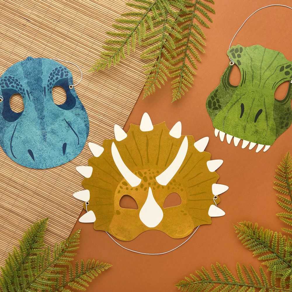 Papmasker Dinosaurer